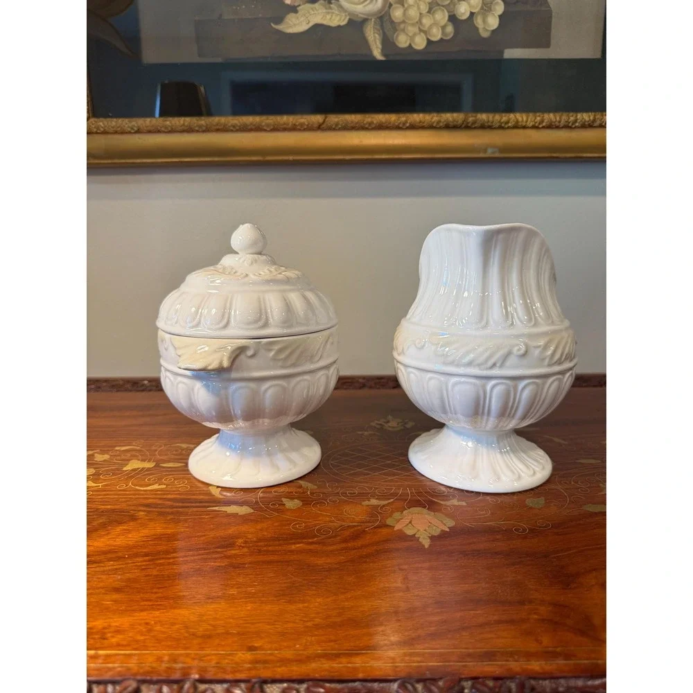 Vintage Lenox Butler's Pantry Creamer and Sugar‎ Bowl Set